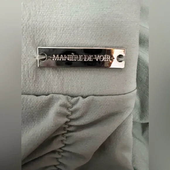 Manière De Voir - NWT - Chic, ruched, high-waisted bike style shorts. XS -S - Picture 3 of 4